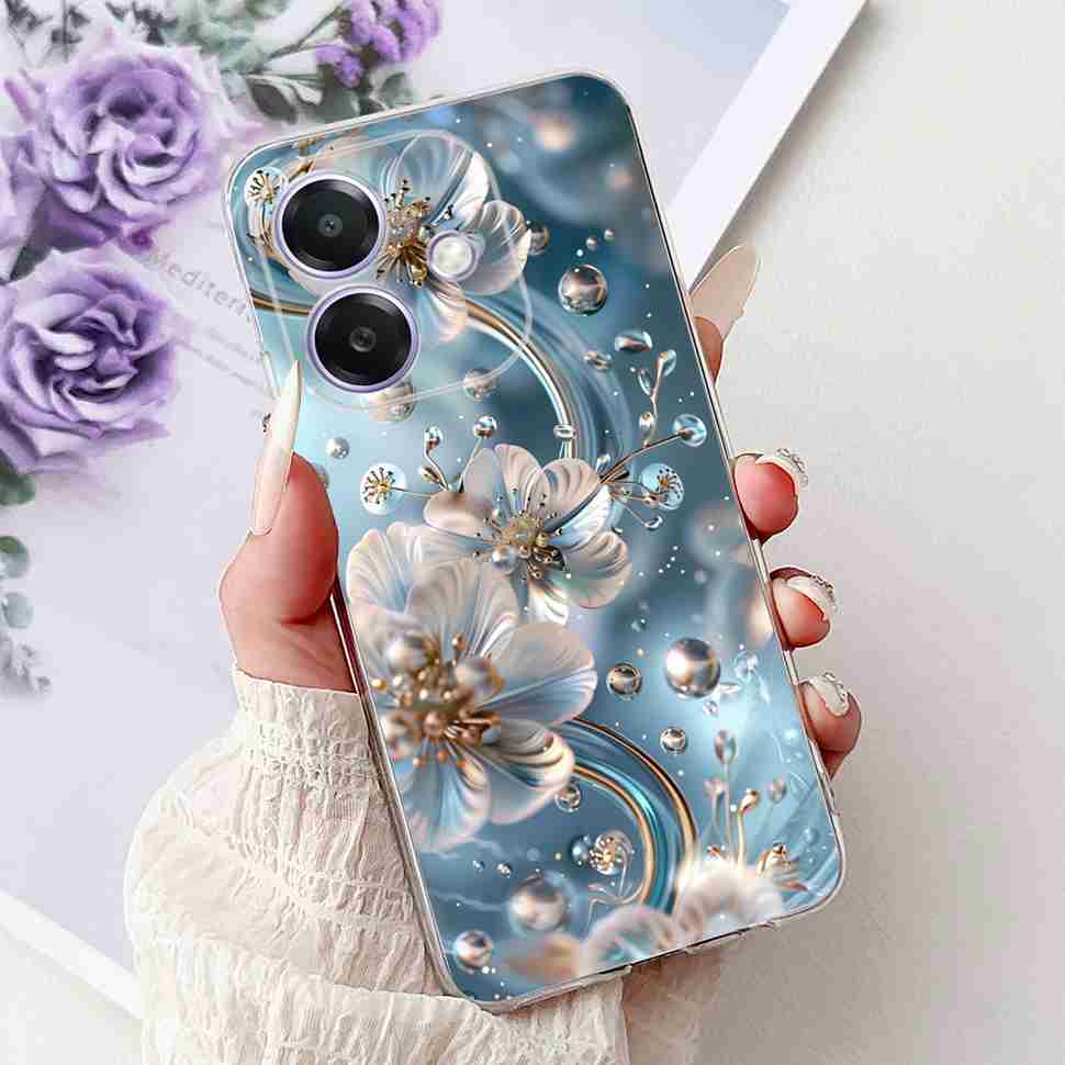 For Oppo A3 4G CPH2669 Funda Popular Painted Soft Silicone Phone Case For Oppo A3X A3 X 5G CPH2681 Back Cover Casing