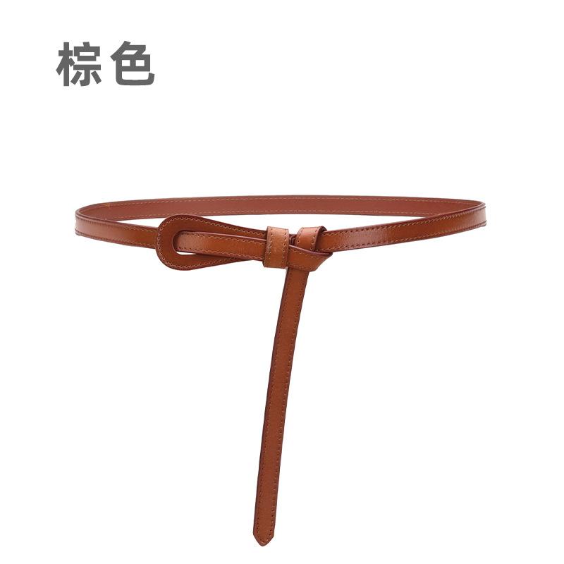 New Style, Women's Genuine Leather, Slim Waistband, Decorative Strap, Waist Seal, Versatile Dress, Vintage Leather, Women's Belt