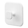Yamazaki Jitsugyo Magnet Sanitary Silicone Sponge White W7.5 X D7.5 X H3cm Tower Floating Storage Washbasin for Cleaning 1842