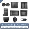 For Tesla Model Y Juniper Accessories Storage Box Center Console Storage Box Cup Holder for Tesla Model Y Juniper 2025 2026  yhs9