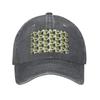Orla Kiely Owl Denim Fabric Cap Casual Baseball Caps Adjustable Hat Summer Unisex Baseball Hats