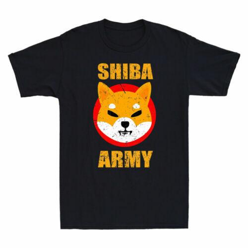 Shiba Inu Token Shib Army Hodler Coin currency Retro Men T-shirt S