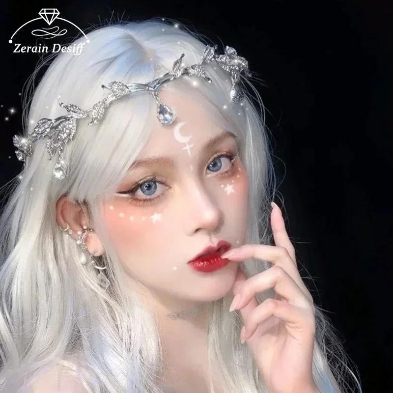 Forma Creativa Regali Moda Corona Elfo Sopracciglia Etnico a Forma di Cuore Fronte Orientale Delicato Elegante Cerchietto Regalo di Compleanno