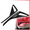 Car Abs Chrome Carbon Fiber Rear Fog Lamp Bumper Light Cover Trim for Toyota C-HR CHR 2016-2025 Accessories