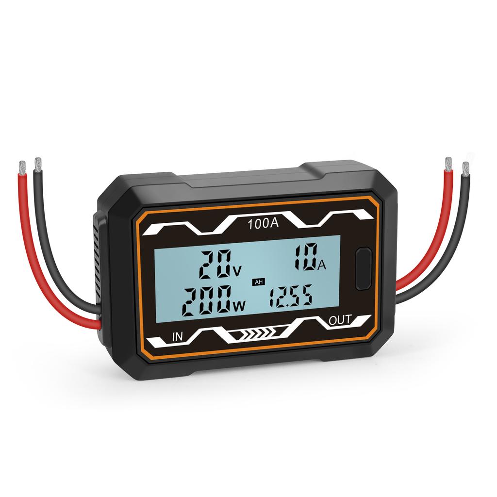 High Precision DC Power Meter Power Analyzer Voltage Current Power Meter Battery Voltage Amp Meter
