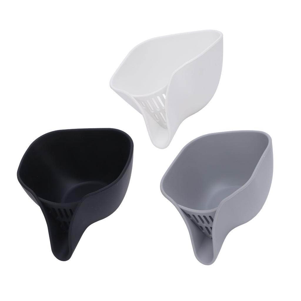 Silikon Mat Pasta Dørslag Oppvaskmaskinsikker Kjøkken Avløpsskål med Hellekant for Vask F