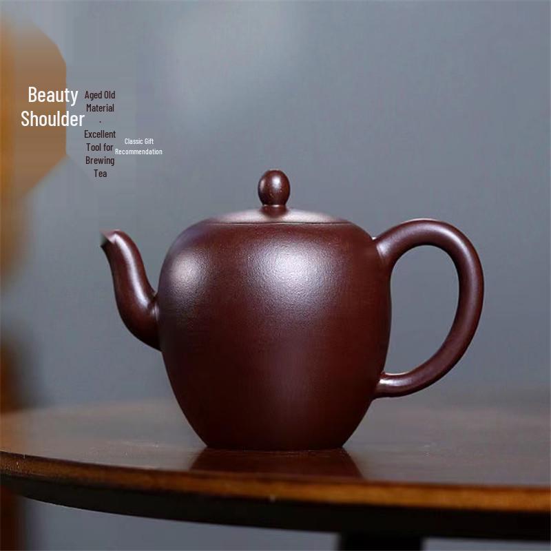 New Arrival: Handmade Yixing Zisha Teapot in Original Purple-Red Clay