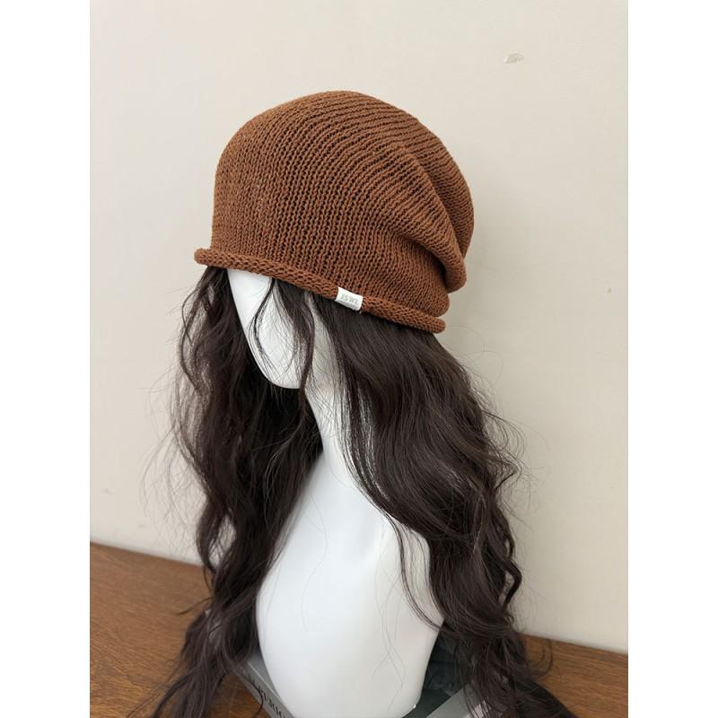 Womens Slouch Beanie Cotton Blend Lightweight Casual Fashion Hat