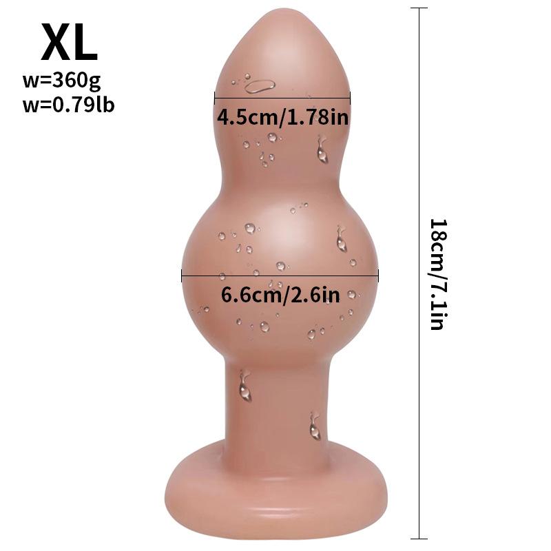 New Pagoda Butt Plug Men's and Women's Expansion Masturbation Device Chrysanthemum Massage Sexy Anal Beads Adult Supplies