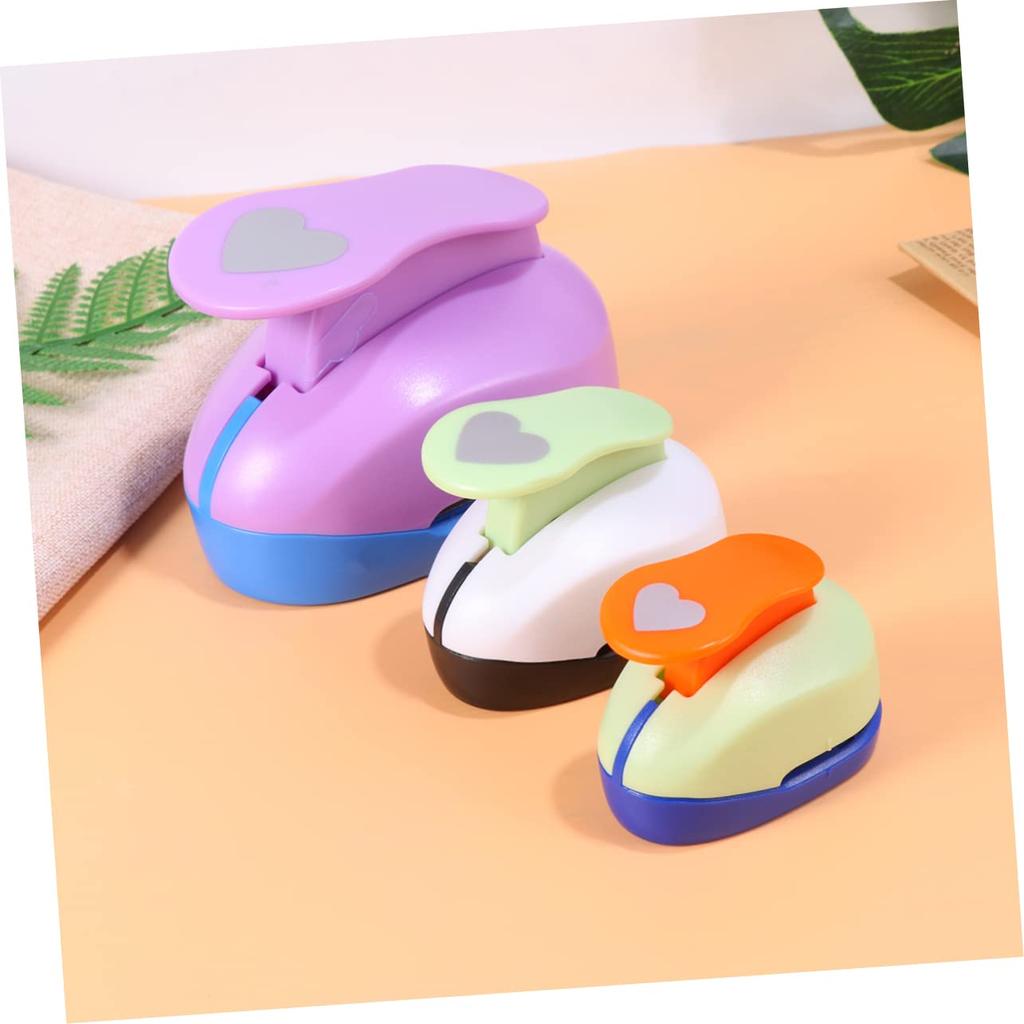 STOBOK DIY Flower Set of for and 5cm Cutout Book for Card Handmade Paper Art Tools for Toddlers and Elementary School Colors Unspecified Heart-Shaped