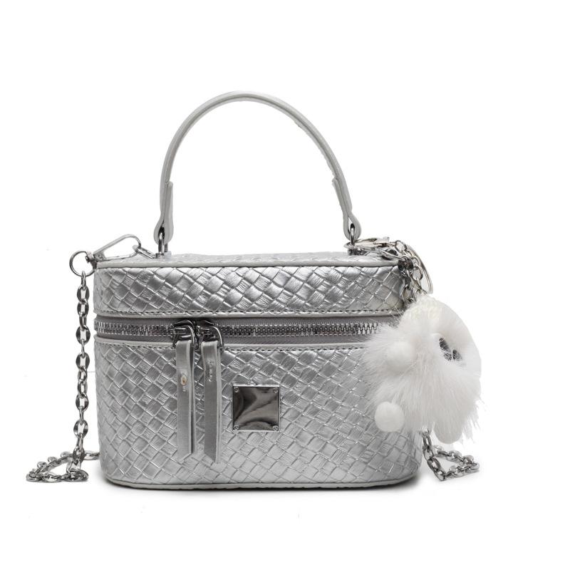 

Женская новая универсальная сумка через плечо на цепочке, повседневная сумка-коробка через плечо