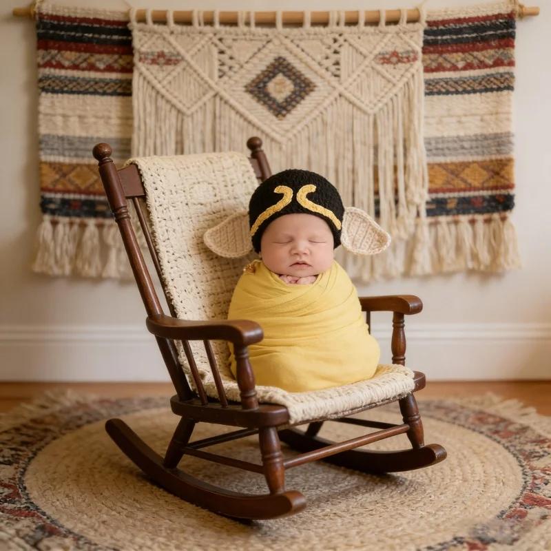 Newborn Infant One Month Clothing Set Children Photo Garment Studio Artistic Shooting Scene Basic Dressing Prop Supply Part