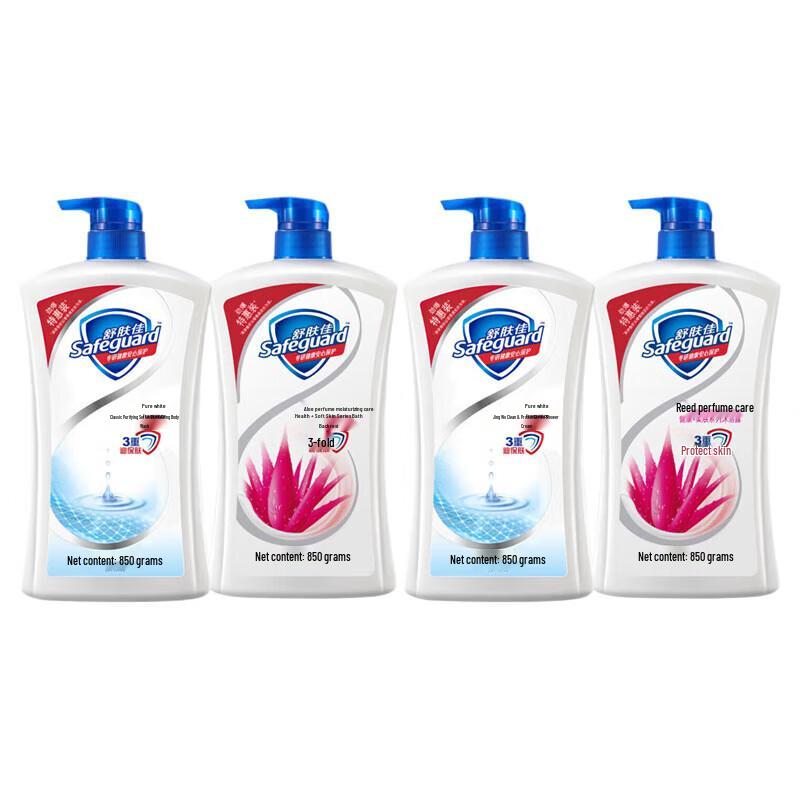 Safeguard Shower Gel Pure White & Aloe Twin Pack