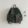 Sac à dos1011 nouveau sac à dos en toile imprimé léopard grande capacité sac de ville pour femme style décontracté sac à dos décontracté sens de la mode