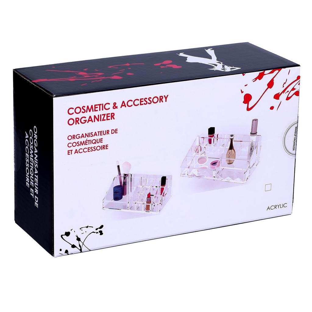 MOSIKER Cosmetic Storage Makeup Lip Makeup Brush Nail Small Item Drawer Box, Case, Case, Polish, Perfume, Storage, Acrylic, Transparent, Stylish,