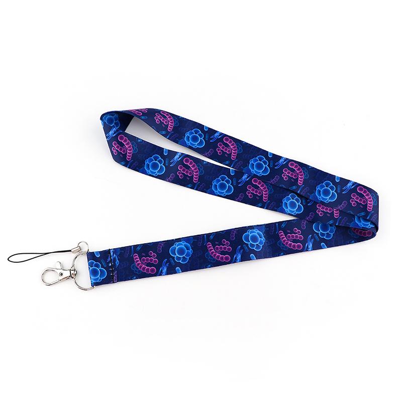 Medical signs Credential Holder Keychains Neck Lanyard For Pass Card Credit Card Holder Keychain Straps Mobile Phone Wholesale