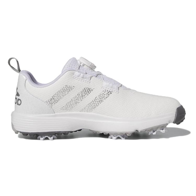 New adidas Codechaos 22 BOA Golf Cloud White Silver Metallic Grey Two GS GX3945