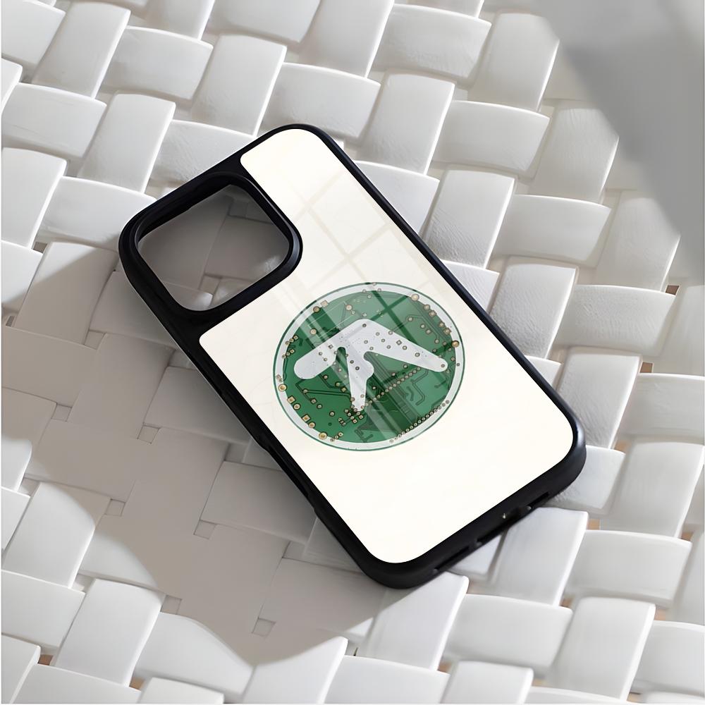 Aphex Twin Symbol Logo Phone Case For Iphone 17 Air 16 15 14 13 12 11 Pro Max Mini Fundas Shell PC+TPU Cover