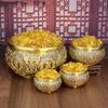 Eight Blessings Copper Golden Toad Treasure Bowl Home Office Craft Ornament Wholesale One Piece Dropshipp