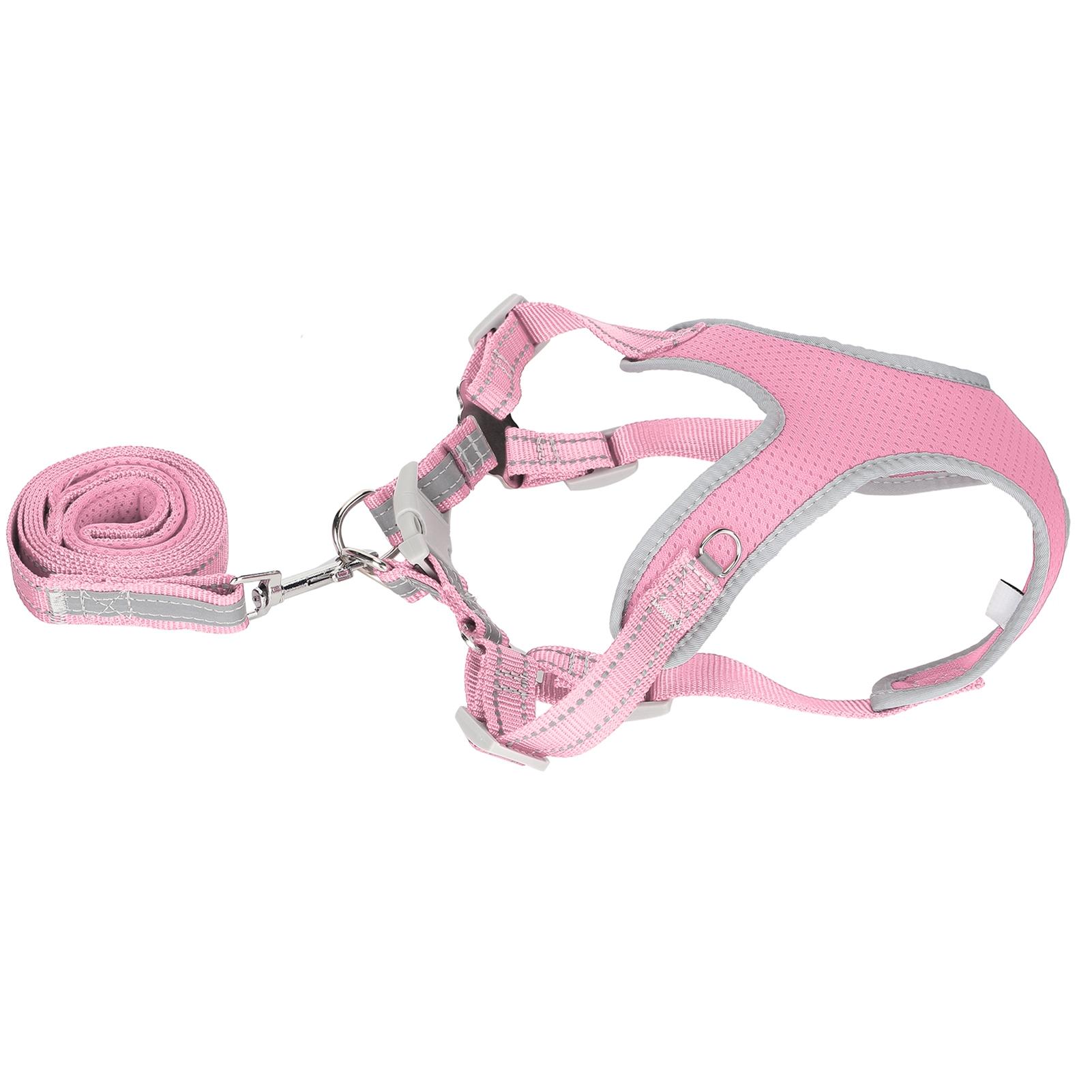 Регулируемая жилетка-шлейка для собаки с поводком, светоотражающая, предотвращающая побег, ремень для прогулок