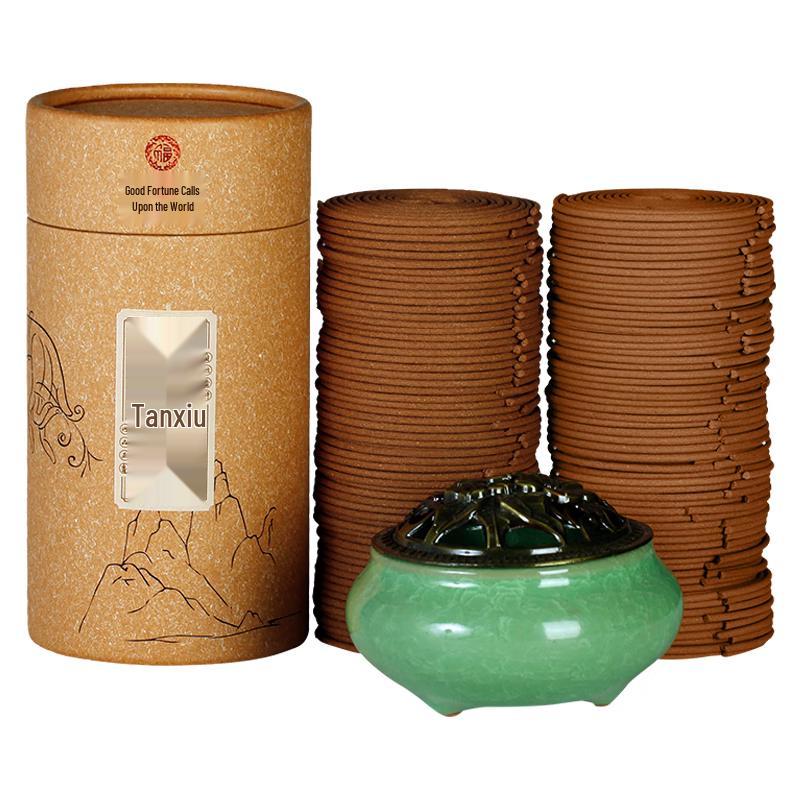 Sandalwood & Blended Coil Incense (100 Coils, 4-Hour Burn)