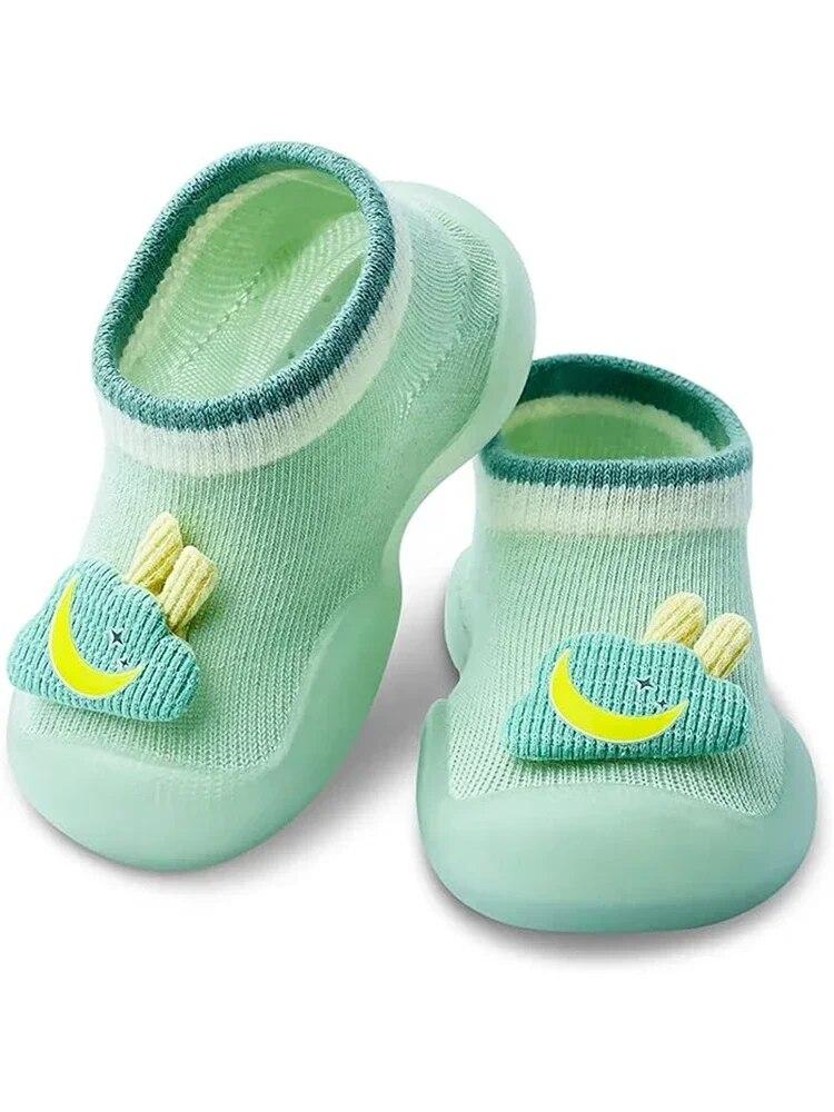 Baby Shoes Boys Girls First Walking Shoes Non Slip Soft Sole Sneakers Toddler Infant Babygirl Sock Shoes