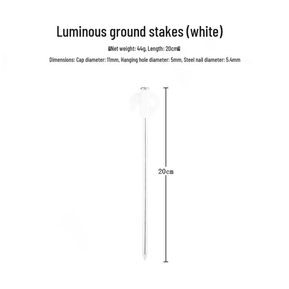 Luminous Butterfly Camping Tent Stakes with Hook