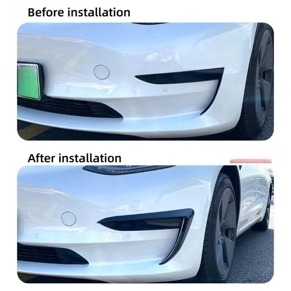 1 Coppia Kit Body Fendinebbia Copertura Trim per Tesla Model 3 2017+ Model Y 2019-2024 Miglioramento Carrozzeria