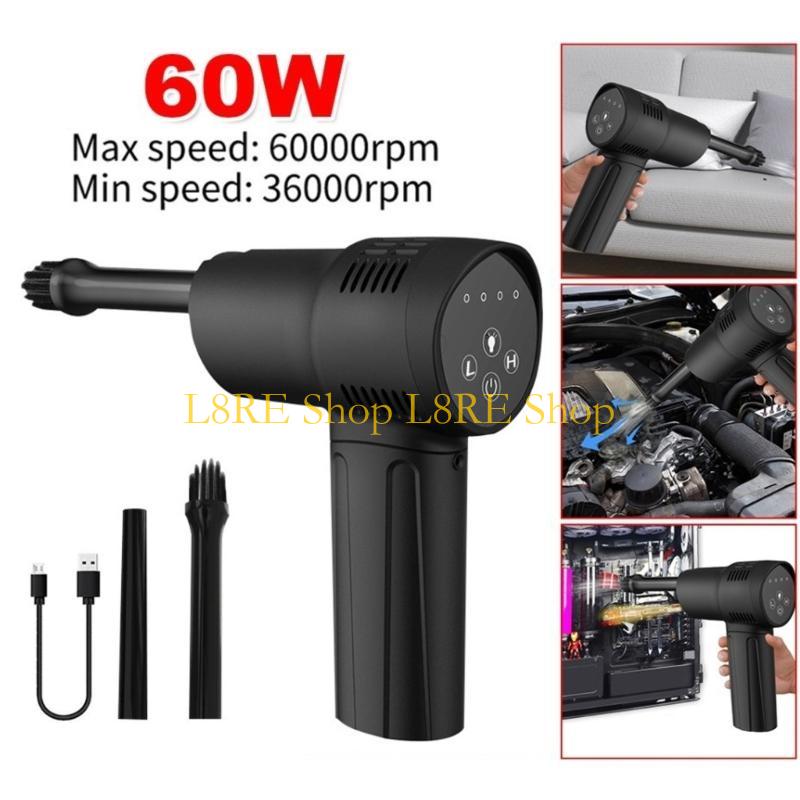 L8RE Rechargeable Air Duster Electric Air Blower for Computer Laptop Car CleaningTool CN