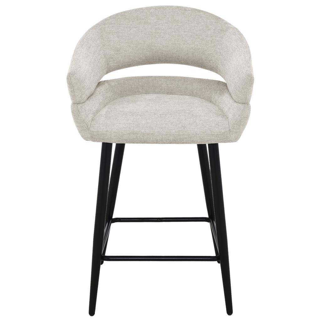 OTILO upholstered chair, fabric, gray