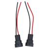 2Pcs Socket Wires Male Adapter Bulb Copper Wiring Harness 12V for LED Headlight Fog Lamps