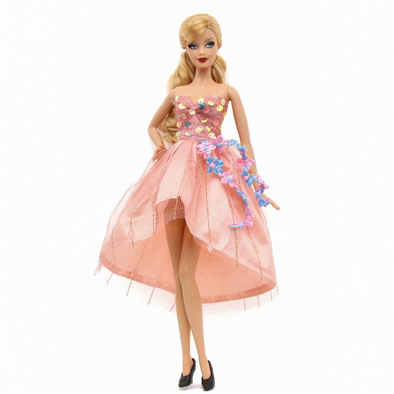 

Набор одежды для куклы Барби ручной работы 30 см Элегантное вечернее платье Платье для вечеринки Модный наряд Аксессуары для куклы Костюм принцессы для детей Подарок
