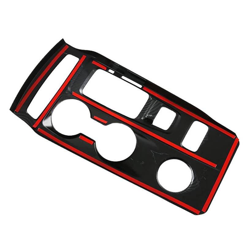 

Car Gear Shift Panel Cover Trim Fit For Ford Ranger Wildtrak -2024 Left Hand Drive Carbon Fiber Style ABS