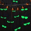 Horror Theme Party Decorations Halloween Glow In The Dark Wall Stickers, Luminous Ghost Hand And Bat Fluorescent Window Clings Decals, Removable