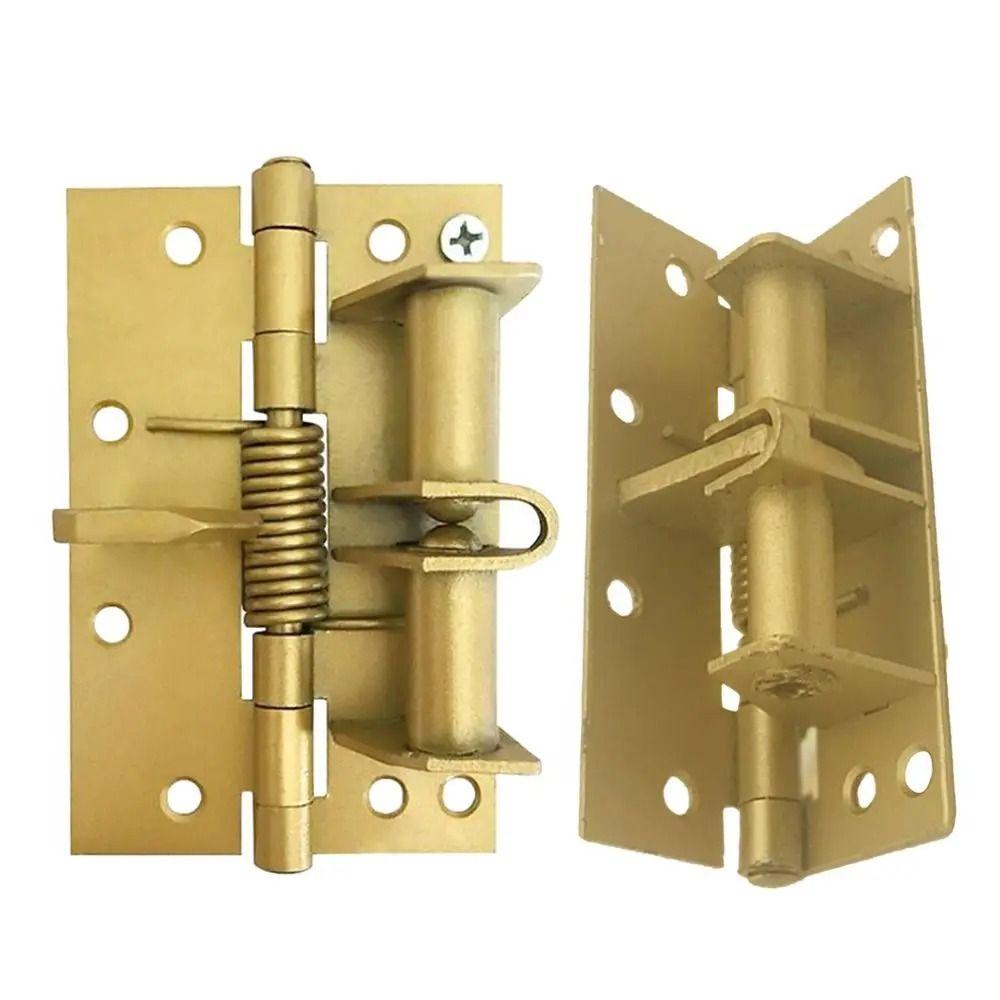 Self-Closing Automatic Closing Hinge Right Angle Invisible Door Spring Hinge  Wooden Door