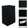 Blender Juicer Dust Cover With Soundproof Design Practical Storage Pocket Black Quilted Fabric Kitchen Appliance Cover