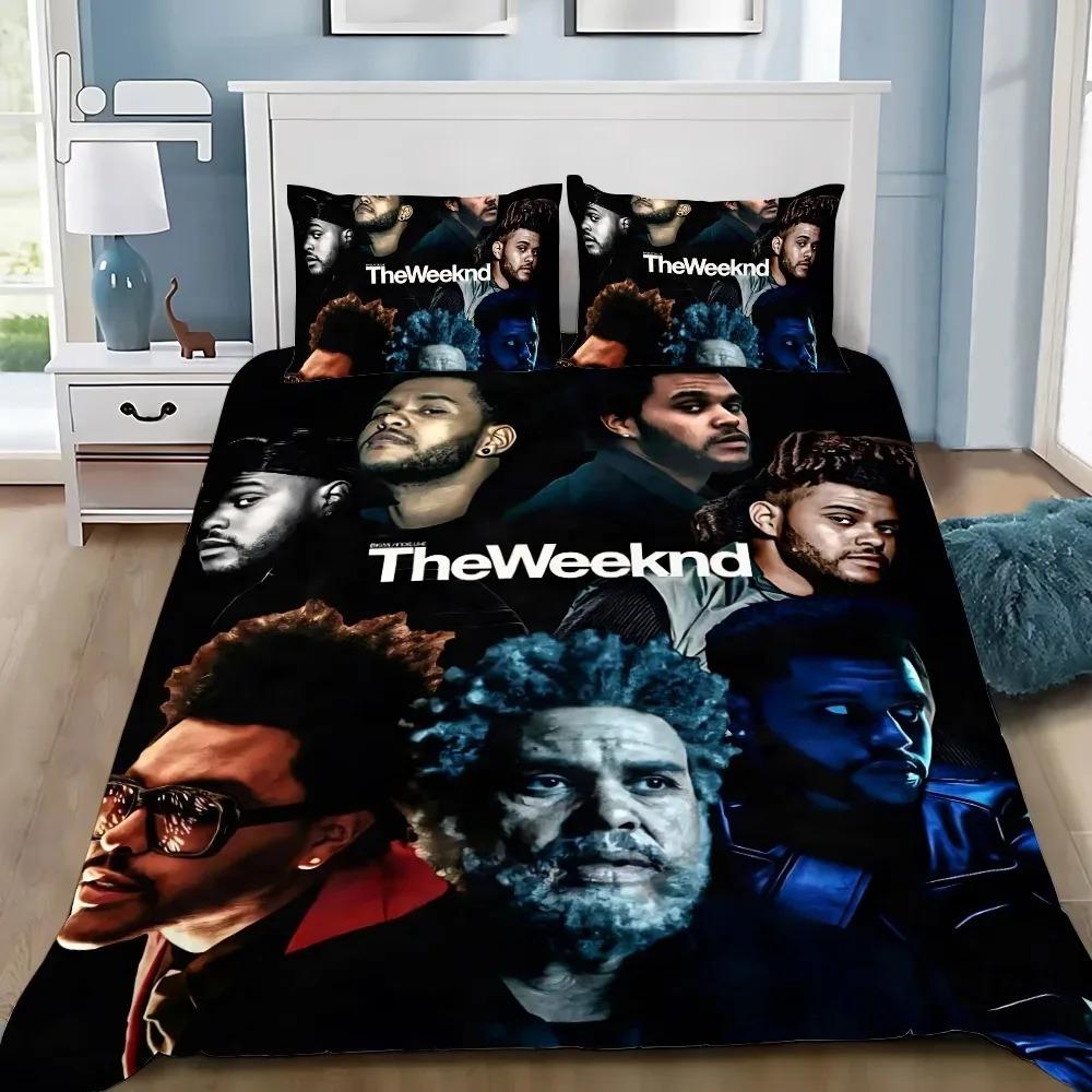 Duvet Cover Pillowcase Bedding Set Adult Boy The W-Weeknd XO Girl Bedroom Decoration Children Gift Single Double Large Size