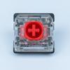 GATERON Red Silent Keyboard Switches with Linear 45gf SMD LED Factory for MX Mechanical Keyboards KS-33 Low-Profile 2.0 3-Pin Pre-Installed (110)