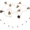 135Cm Metal Bell String Christmas Tree Bells Decoration Hanging Garland Xmas Nament Party Favors Accessories Creative Home Wind