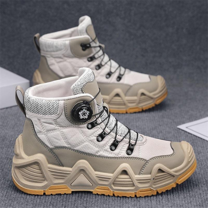 Martin Boots New Winter High-top Thick-soled Outdoor Mountaineering Non-slip and Wear-resistant Labor Protection Boots