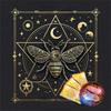 Butterfly Star Pattern Tarots Card Tablecloth Altars Cloth Altars Cloth Divinations Card Table Cloth Tapestry Easy Use
