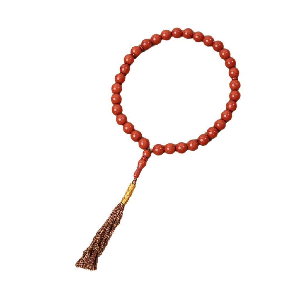 33 Koraliki Muzułmański Ręczny Różaniec do Modlitwy, Zawieszka do Samochodu i Biżuteria DIY