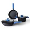 Delong Blue Shark Non-stick Cookware 3-Piece Set