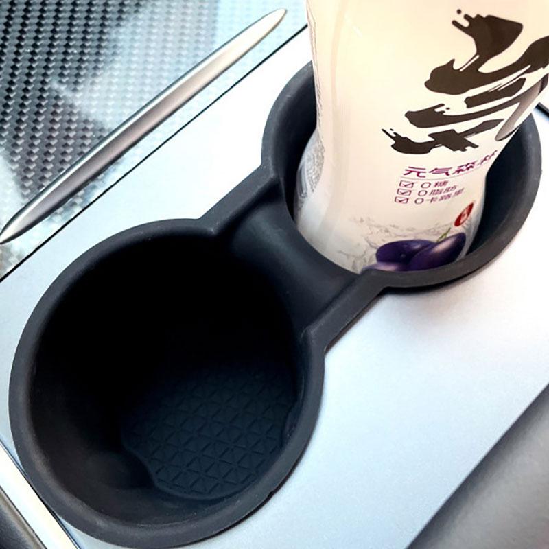 Car Cup Holder For Tesla Model 3 Model Y  Silicone Center Console Storage Box Model Y 2023 Accessories Interior