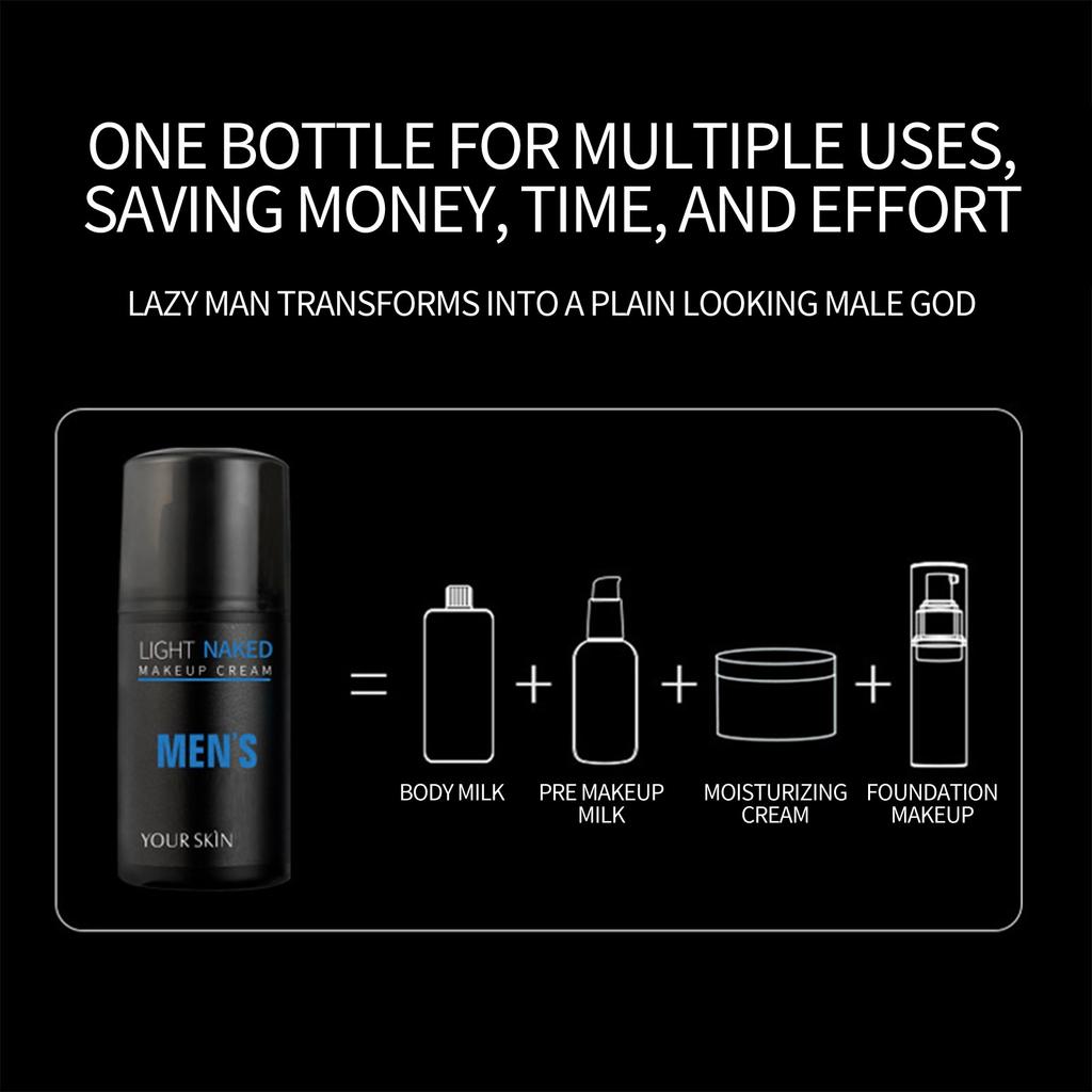 Men's Makeup Is Used For Lighting, Moisturizing, And Covering Stains. Men's Moisturizing Makeup Men's Moisturizing