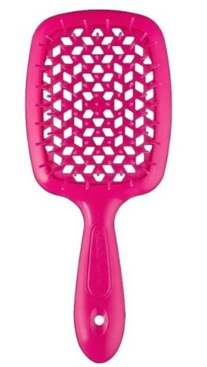 

Neon pink hair brush SMALL SUPER BRUSH Janeke