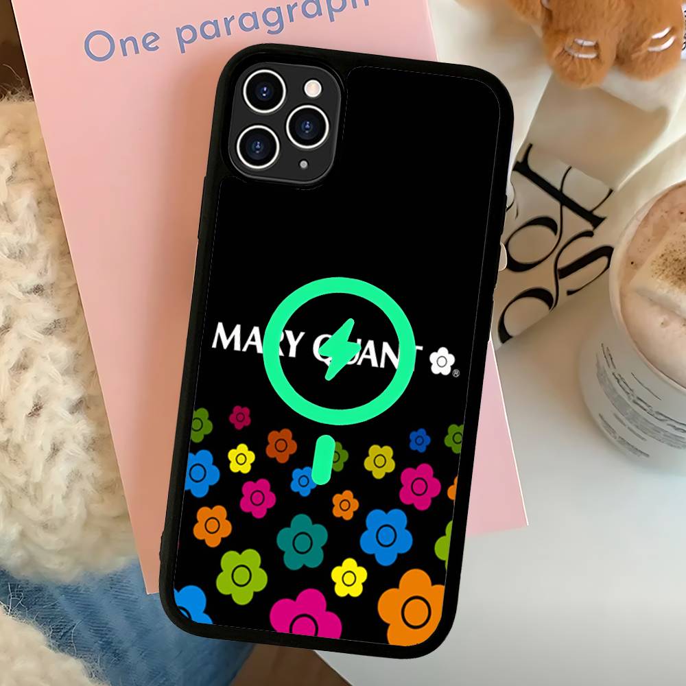 Fashion M-Mary Q-Quant For Magnetic Wireless Phone Case For IPhone 17 16 15 14 13 12 11 Pro Max Plus Mag Phone Cover