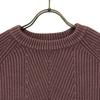 DEMYLEE Long Sleeve Cotton Knit S Smoke Pink Sweater Women Used
