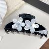 Headwear Butterfly Hair Claw Rhinestone Large Shark Clip Fashion Acetate Hair Crab Clip  Streetwear