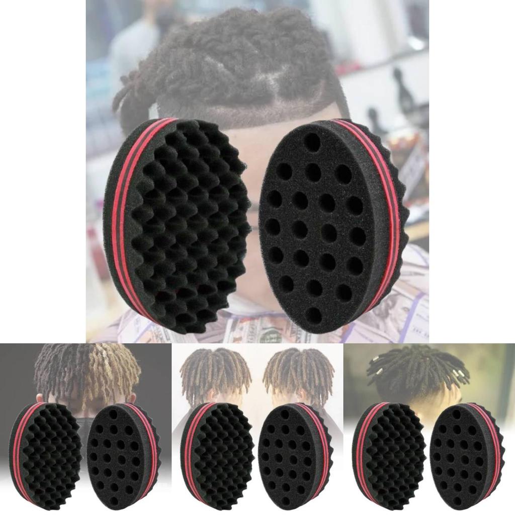 Premium Oval Curling Sponge For Afro Curls Versatile Styling Tool 145x95x55mm
